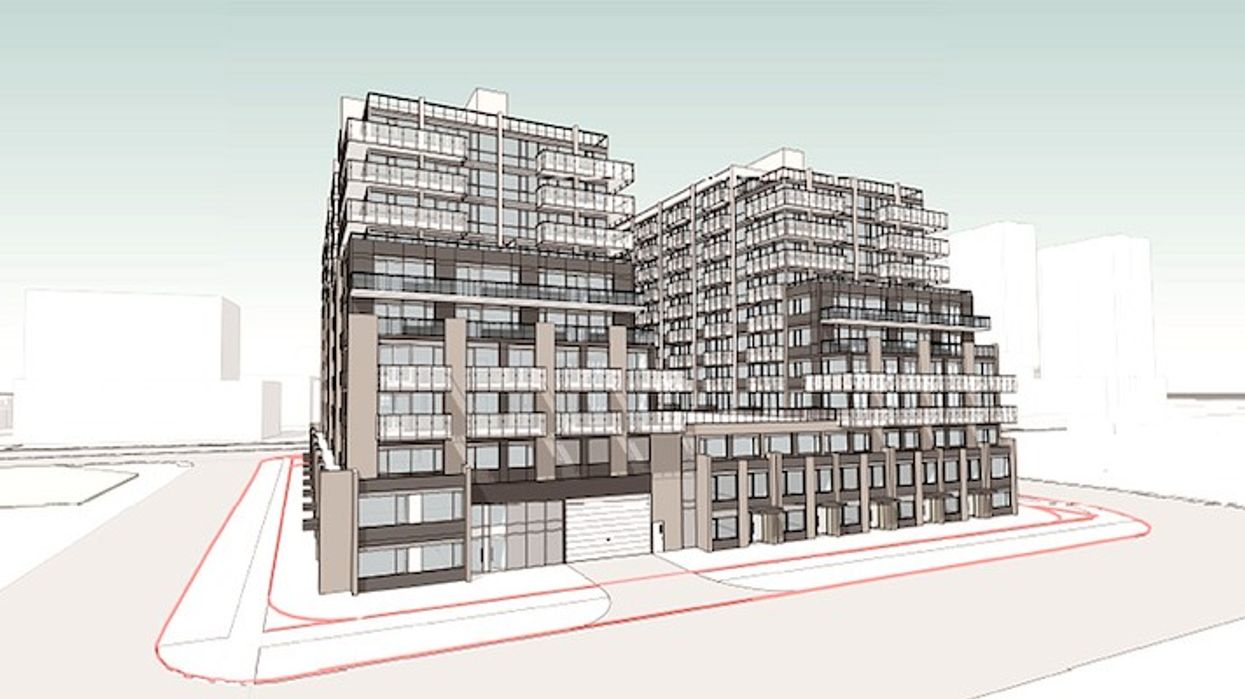 11-Storey Mixed-Use Building Proposed to Replace Strip Mall on Victoria Park Avenue