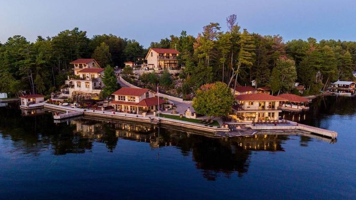 This Sprawling Cottage Compound in Eastern Ontario Evokes Mediterranean Living