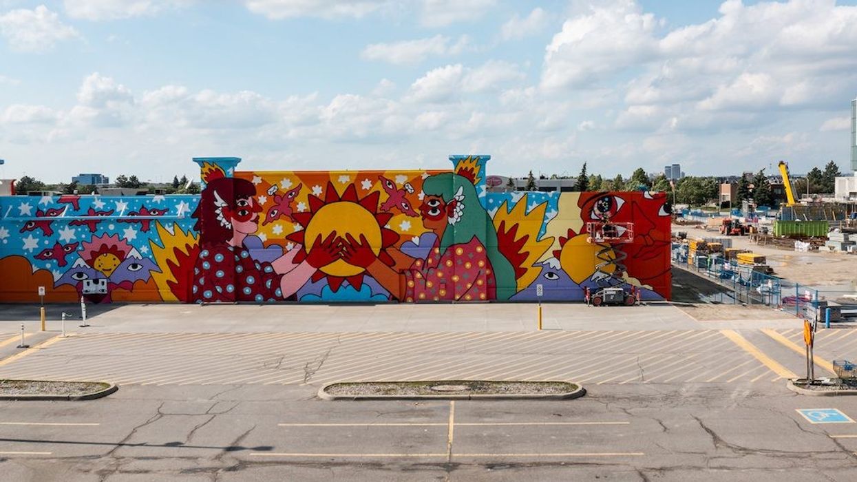 A Vacant Walmart in Vaughan Has Been Transformed into a Vibrant Work of Art