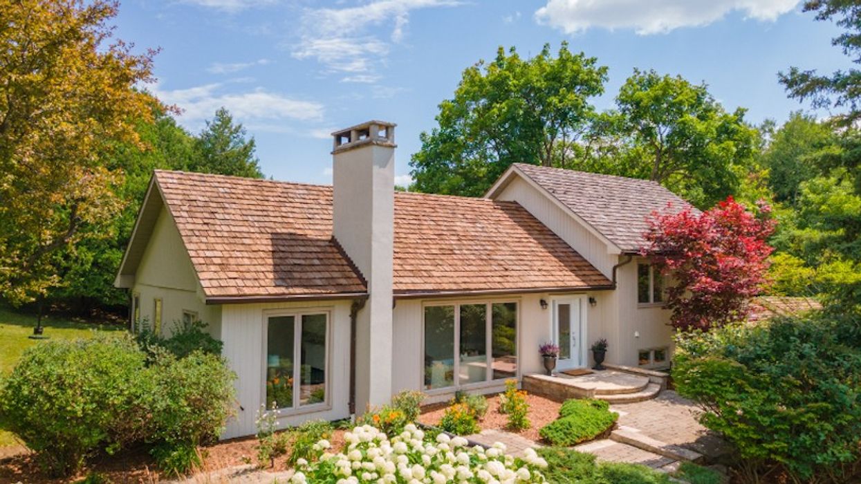 Villa-Like Farmhouse Listed in King Serves Serene Seclusion