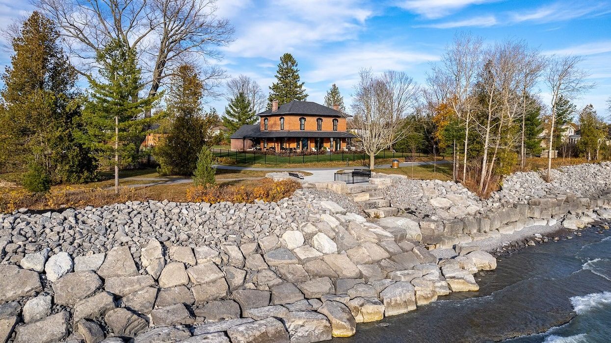 On Lake Ontario, A Gorgeous 142-Year-Old Georgian Estate Awaits