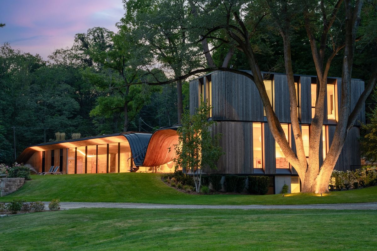 Contemporary Dundas Estate With Spa House And Apple Orchard Hits Market