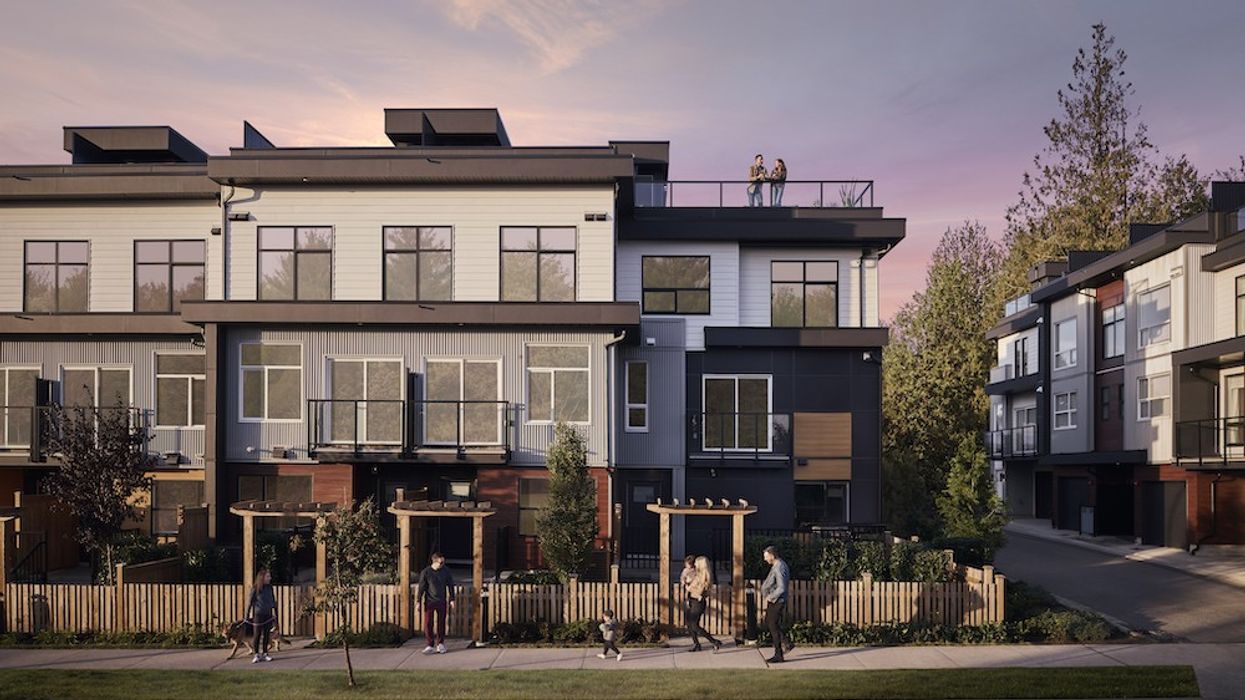 Higher Level Living: Langley Townhomes Serve Sweeping Rooftop Views For All