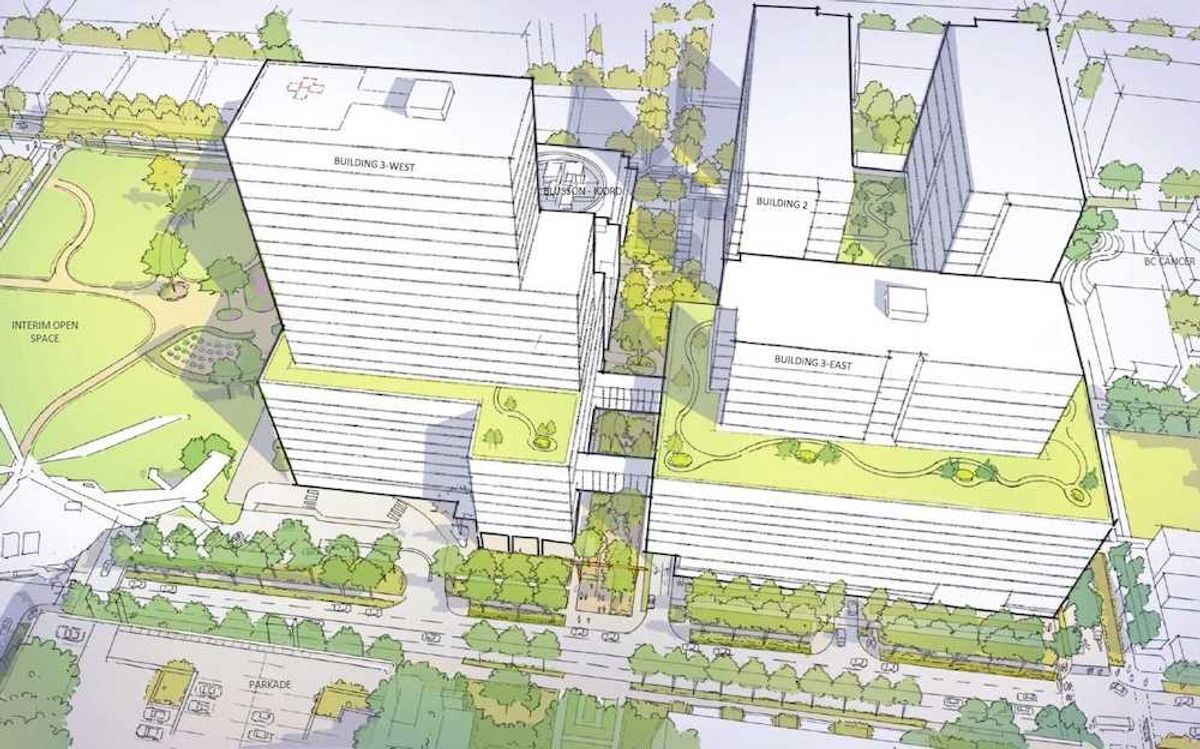 Vancouver General Hospital Unveils 10-Phase Campus Redevelopment Plan