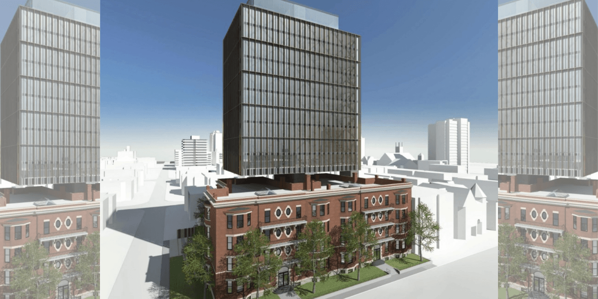 Appendix Building Annex Development Proposing 10 Storeys To Historic Building