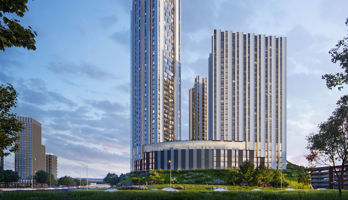3-Tower Development Proposed Next To Highway 427 In Etobicoke