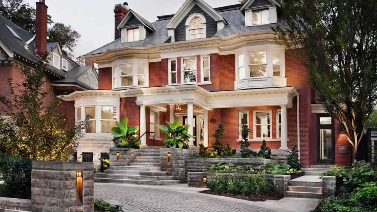 This Opulent Rosedale Mansion Boasts Its Own Golf Simulator