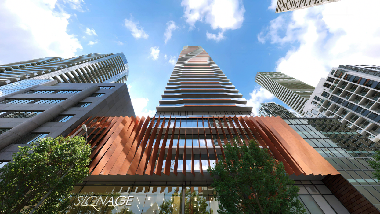 Revised Plans Filed For 55-Storey Tower In The Works For Over A Decade
