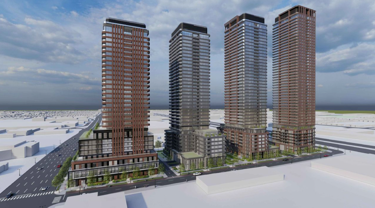 4 Towers Up To 45 Storeys, Affordable Housing Proposed For The Queensway