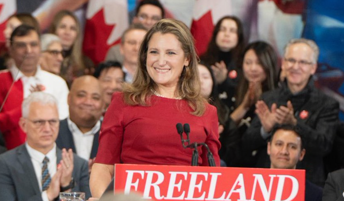 Chrystia Freeland's Housing Plan Takes A Page From Poilievre's Book