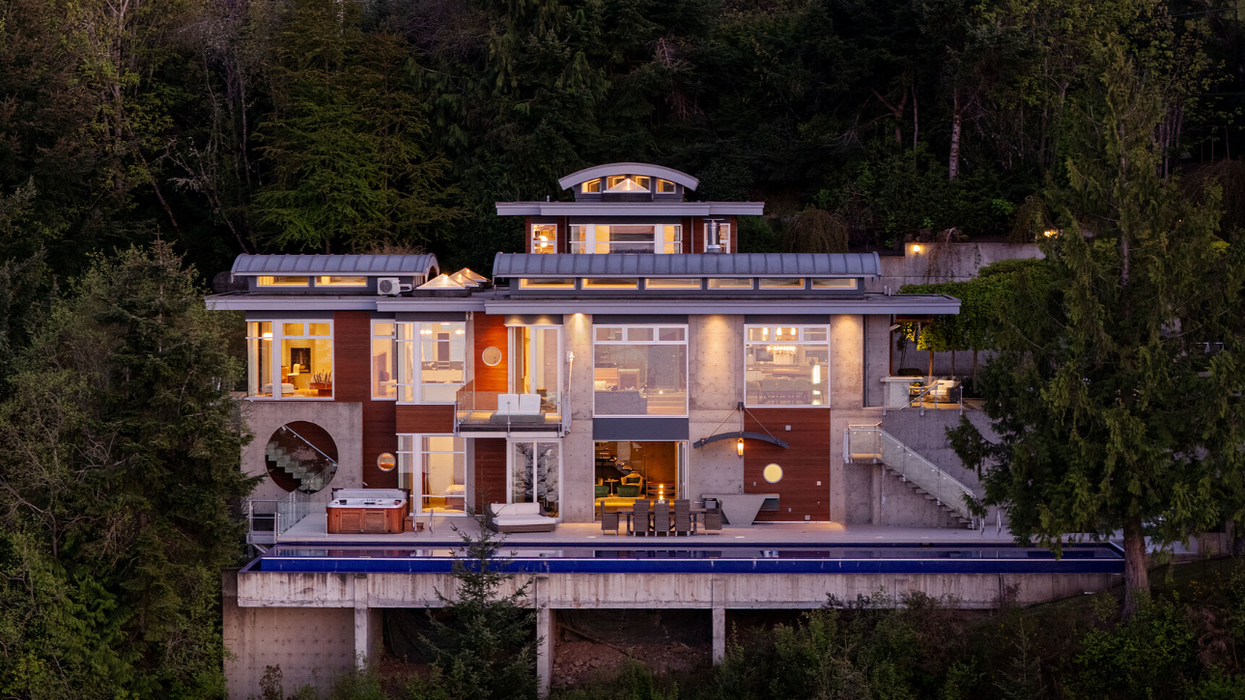 An Infinity Pool, Flybridge, And 600 Ft Of Shoreline Await At This $5.7M Estate