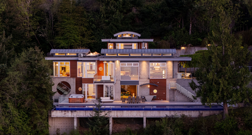 An Infinity Pool, Flybridge, And 600 Ft Of Shoreline Await At This $5.7M Estate