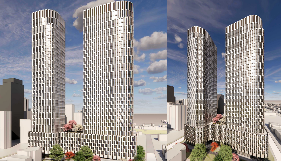 Elysium Proposes 41- And 39-Storey Rental Next To Keele Station