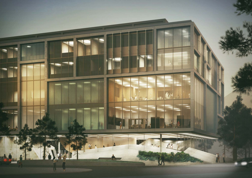 institutional building