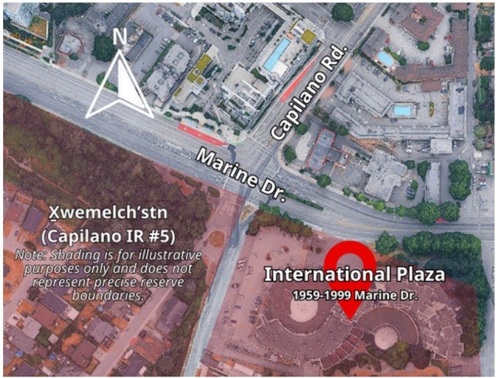 International Plaza at 1959-1999 Marine Drive in North Vancouver.