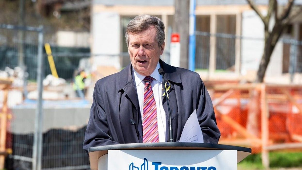 john tory toronto mayor win