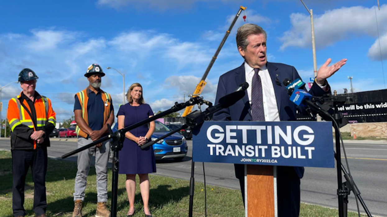 John Tory transit plan