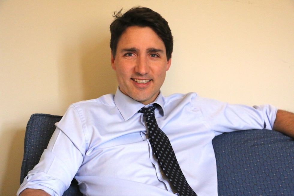 Justin trudeau courtesy of richard brennan