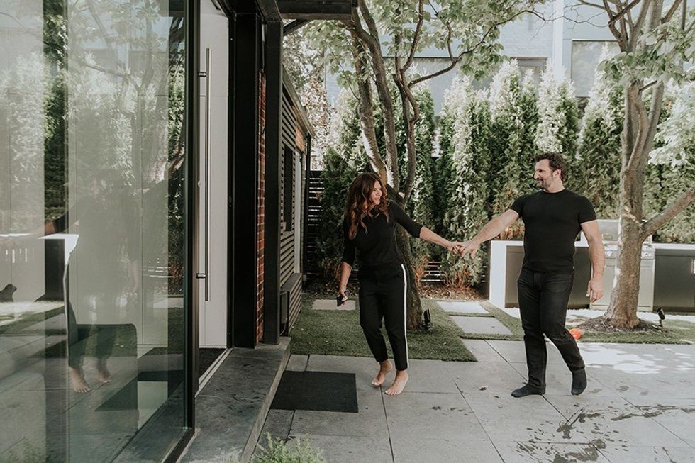Koifman and her partner Anthony Mantella, who moved in with her last year and who, she says, inspires her to enjoy the unique space differently.