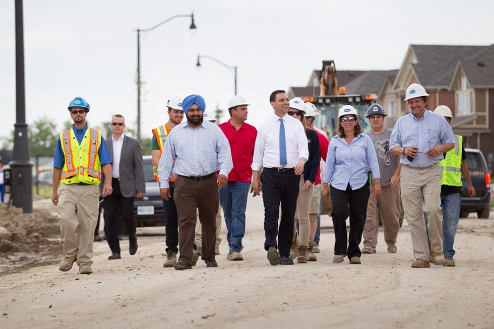 Mattamy web email 002 %e2%80%93 tim hudak tours mattamy homes development in 2014 photo credit pete may 1500x1000 1