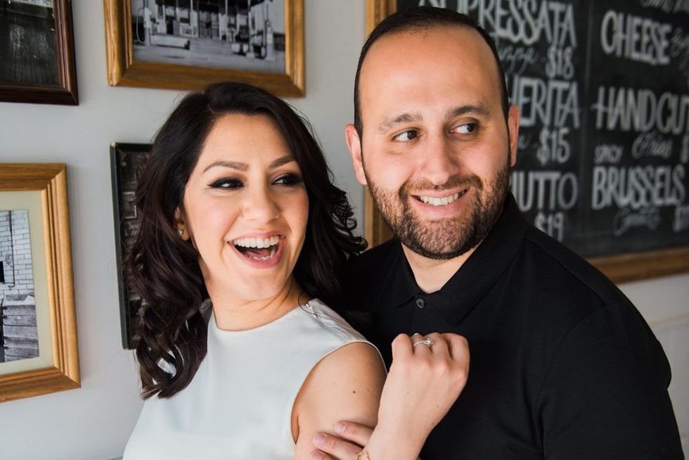 Mina Sabbaghzadeh and David Rad engagement 2