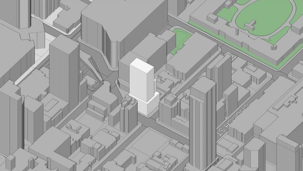 mixed-use tower