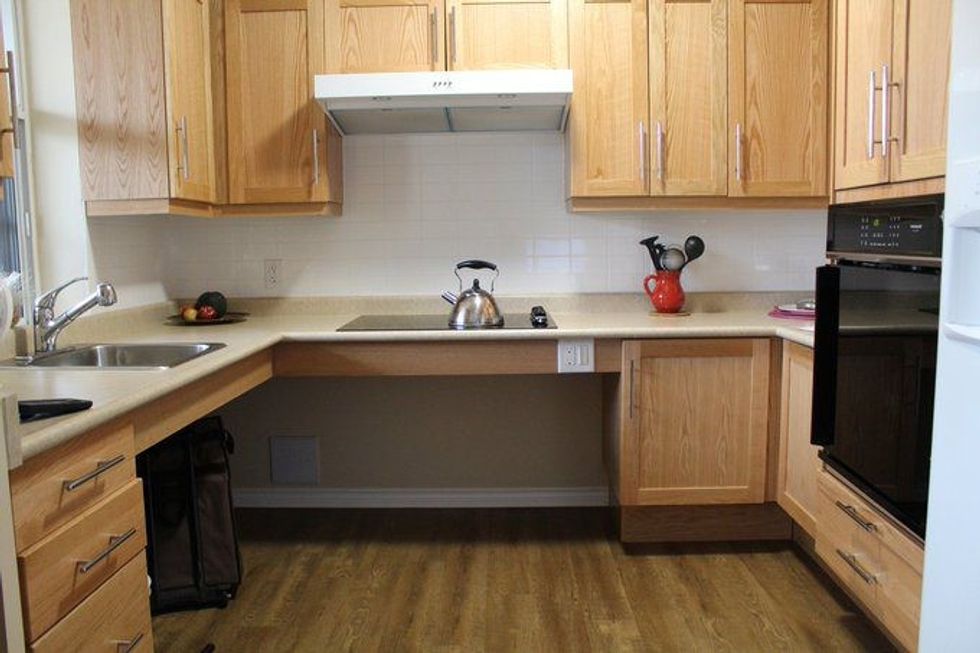 Modified kitchen