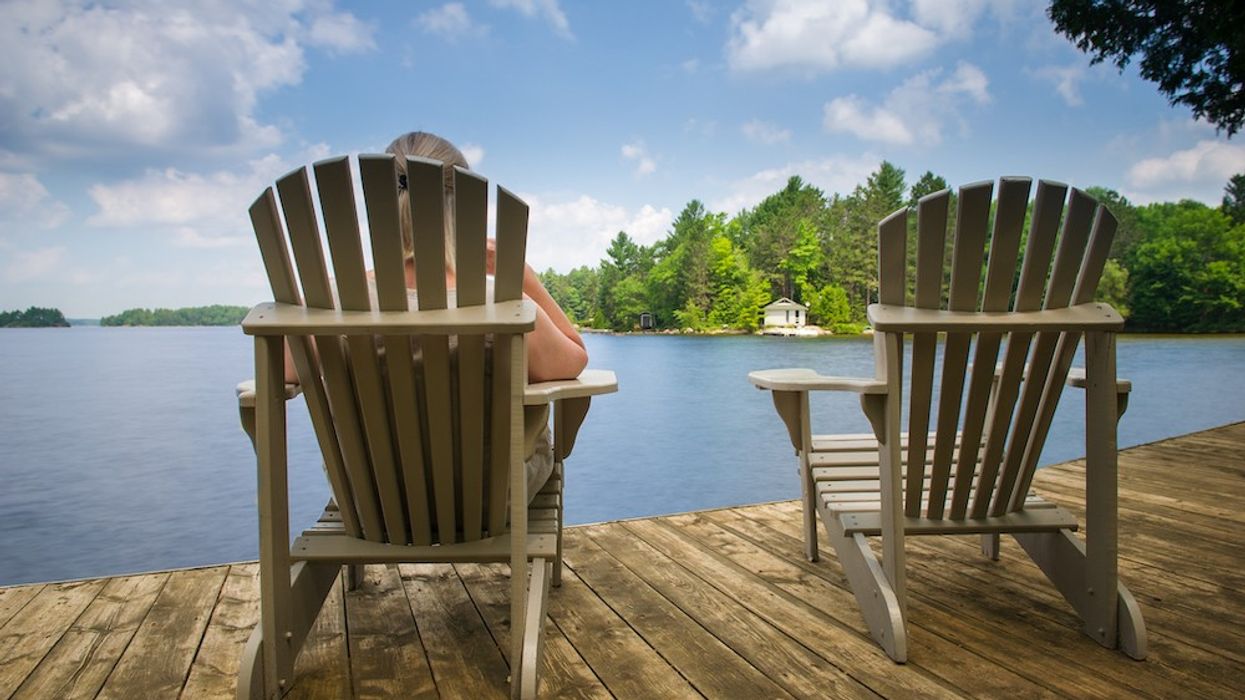 muskoka cottage rental dock