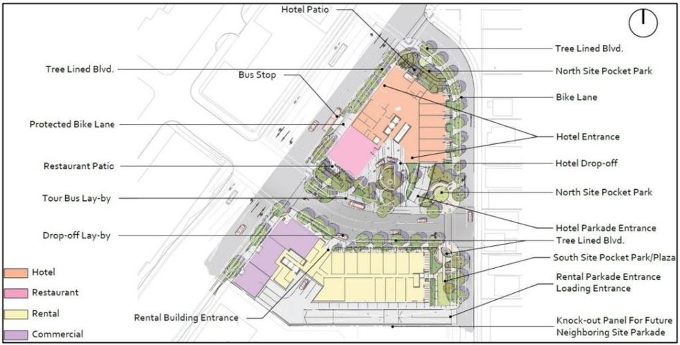 North Vancouver 1634-1748 Capilano Road Hotel Redevelopment - Chard Development Site Layout (1)