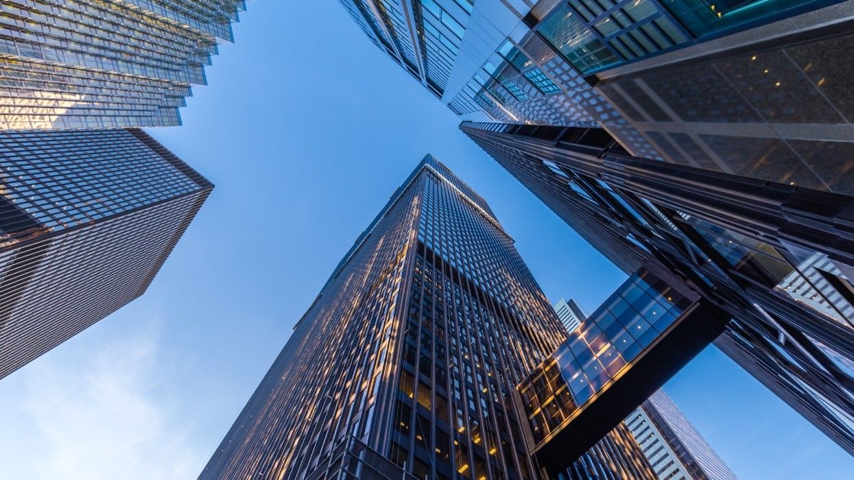 Office buildings in downtown Toronto.