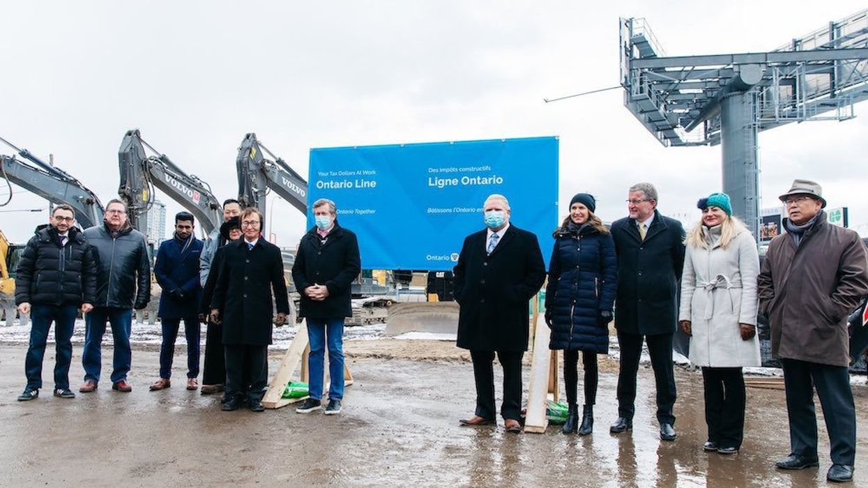 ontario line groundbreaking