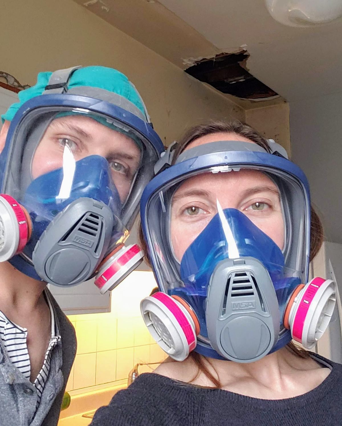 P100 masks for DIY demolition