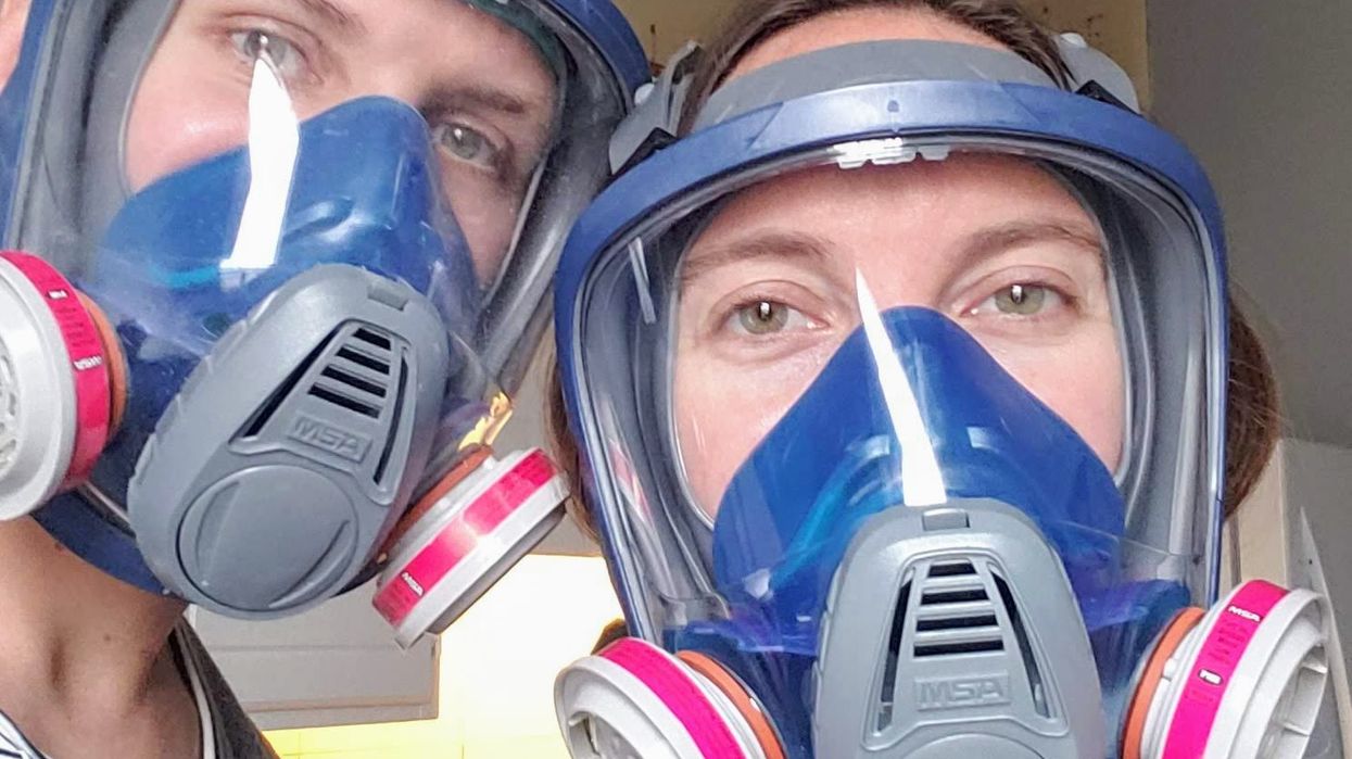 P100 masks for DIY demolition