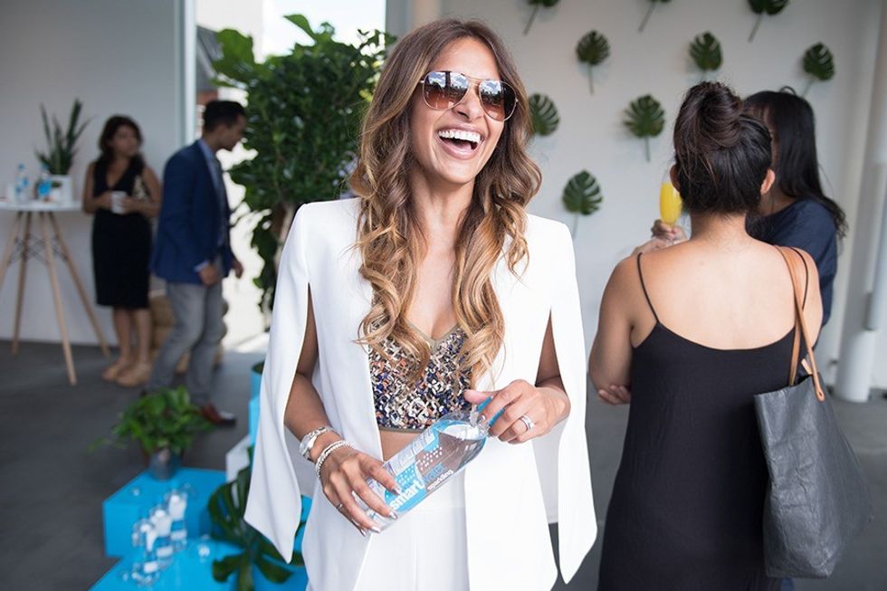 Party host Sangita Patel of ET Canada joined a list of well-known party-goers, including Real Housewife Kara Alloway and socialite Jake Mossop.