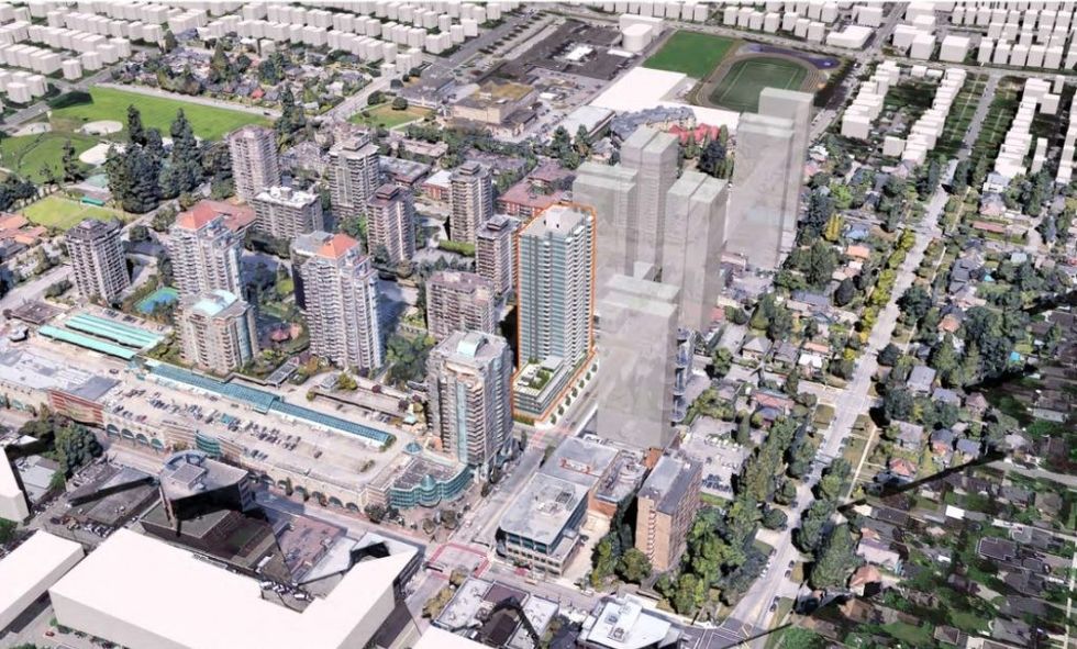 PC Urban New Westminster 616-640 Sixth Street 29-Storey Rental - Site Context (2)