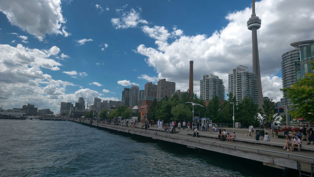 Photo of downtown Toronto's skyline in late summer.