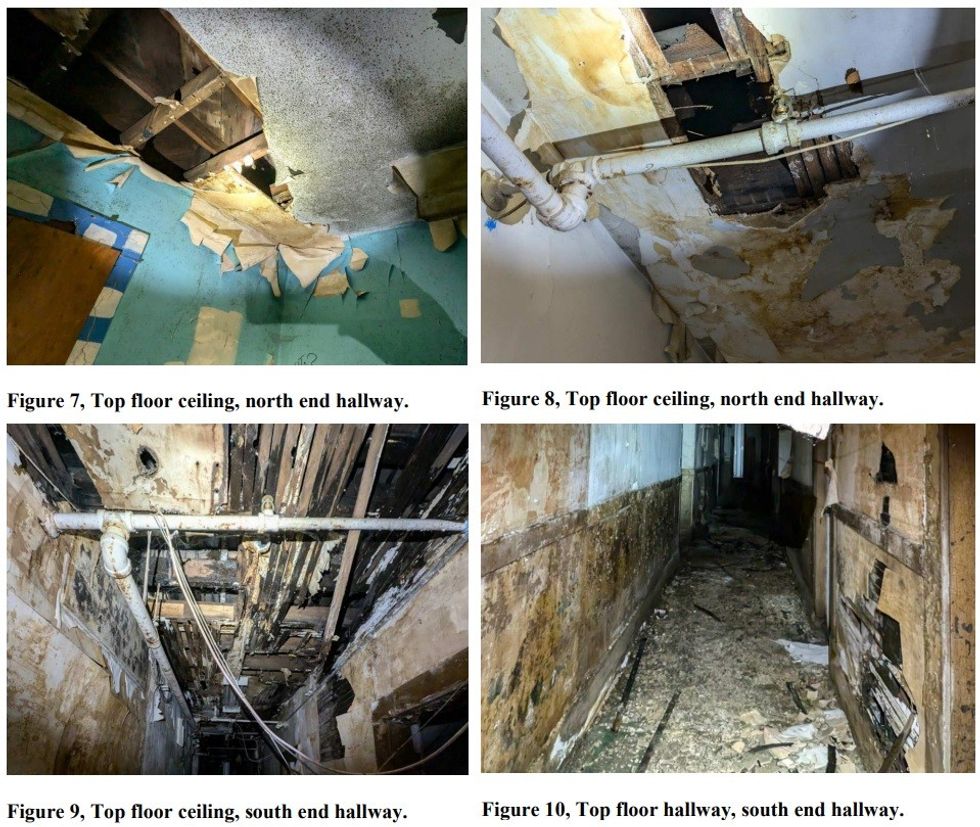 Photographs of 500 Dunsmuir Street taken during the November 2024 assessment.