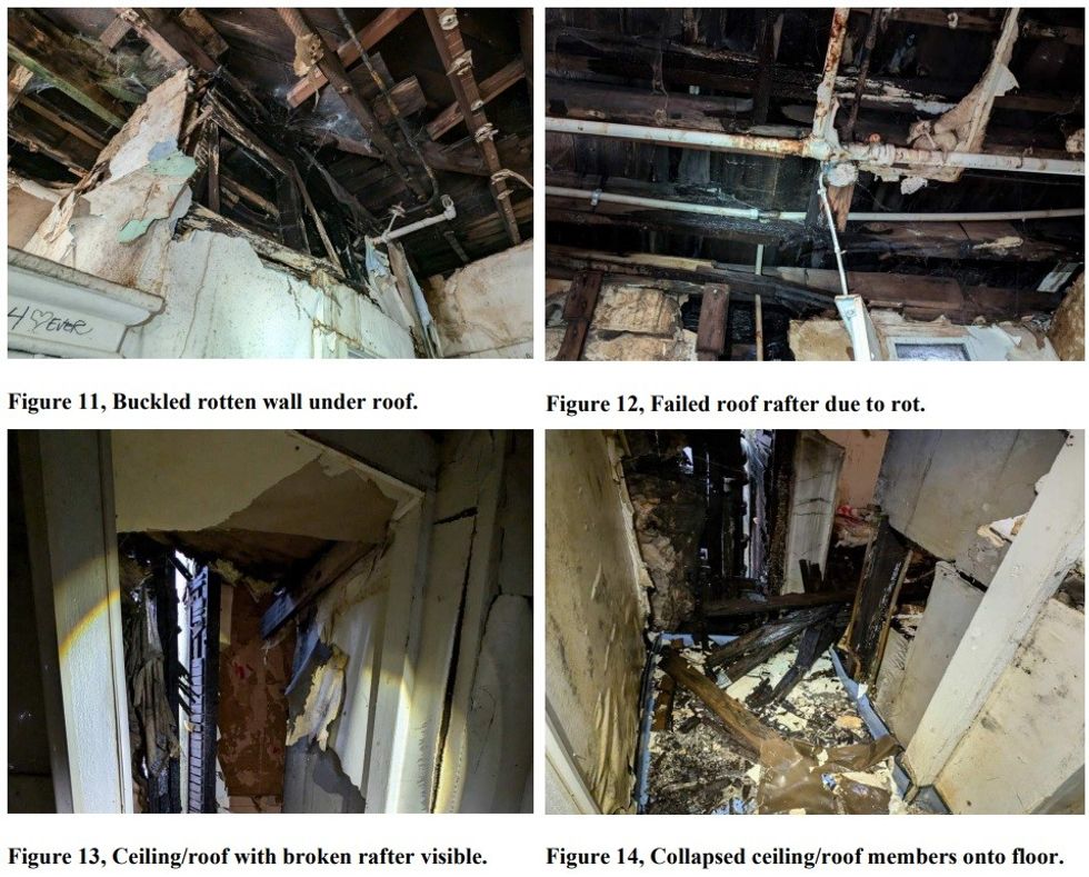 Photographs of 500 Dunsmuir Street taken during the November 2024 assessment.