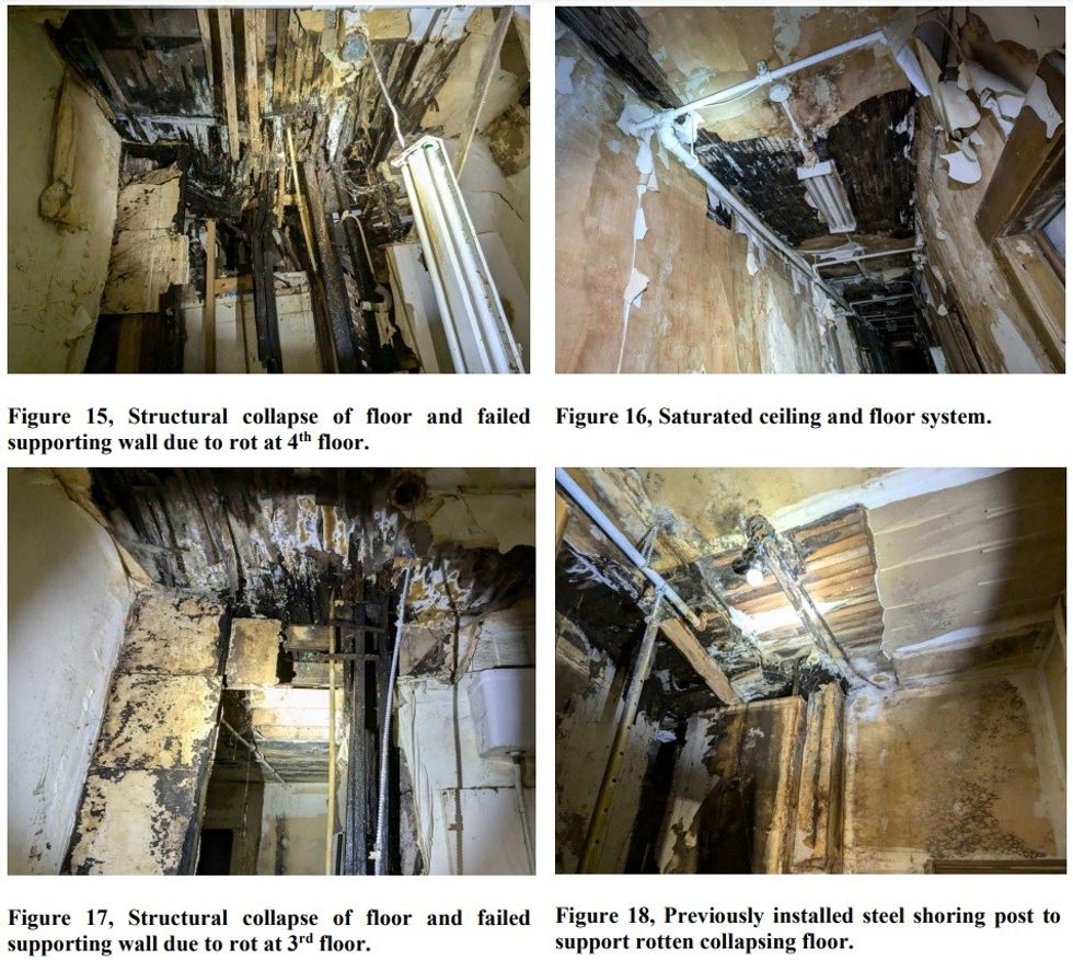 Photographs of 500 Dunsmuir Street taken during the November 2024 assessment.