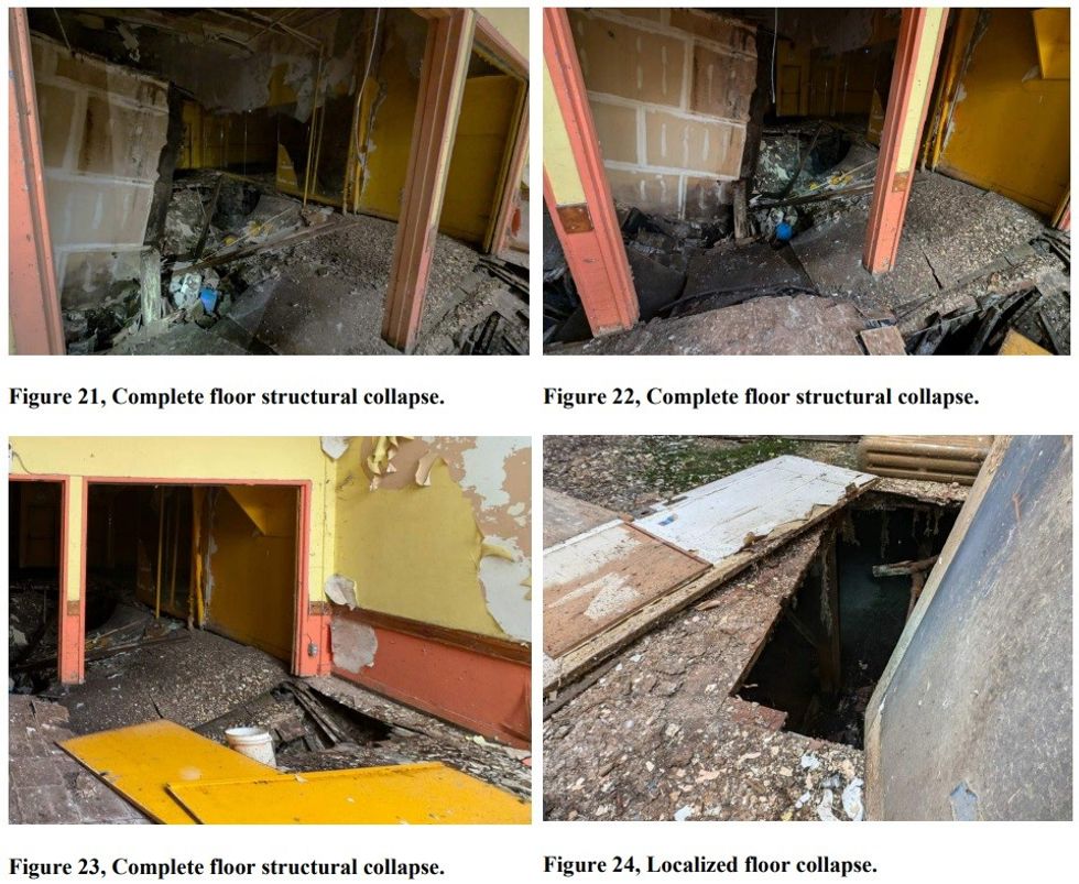 Photographs of 500 Dunsmuir Street taken during the November 2024 assessment.