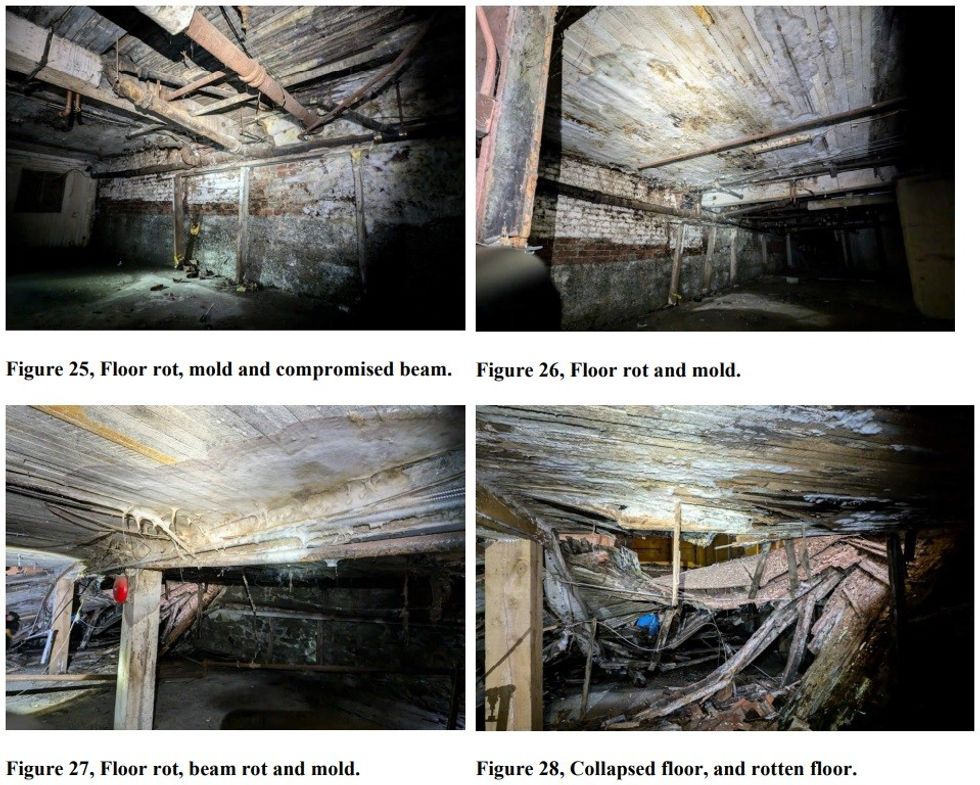 Photographs of 500 Dunsmuir Street taken during the November 2024 assessment.