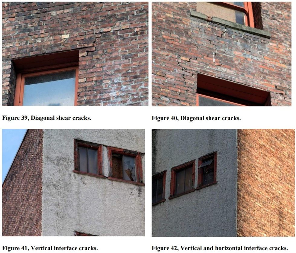 Photographs of 500 Dunsmuir Street taken during the November 2024 assessment.