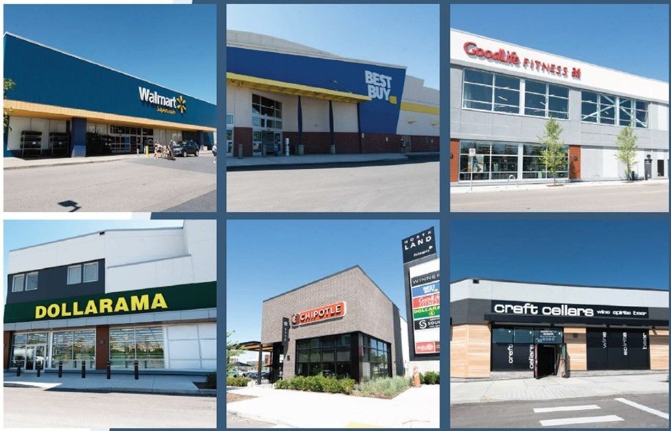 Photos of some of the stores within Northhland Village.