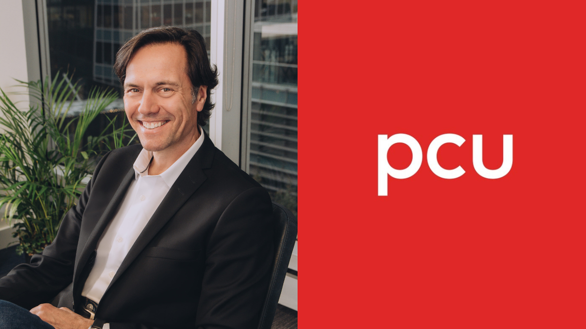 Portrait of Brent Sawchyn, founder of Vancouver’s PC Urban alongside company logo