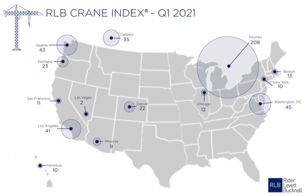 Q1 2021 crane index graphic with nos and logo