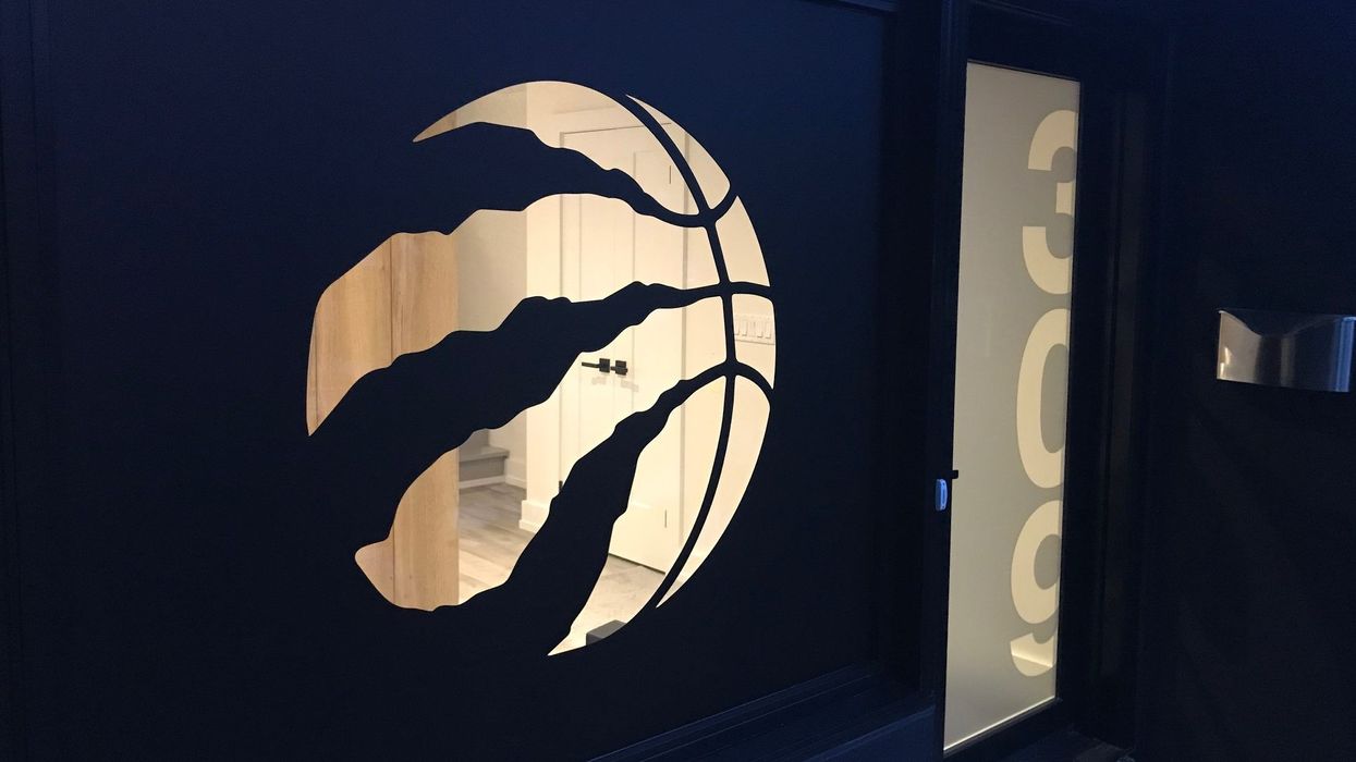 Fan Adds Toronto Raptors Logo To Their House Just In Time For Game 5