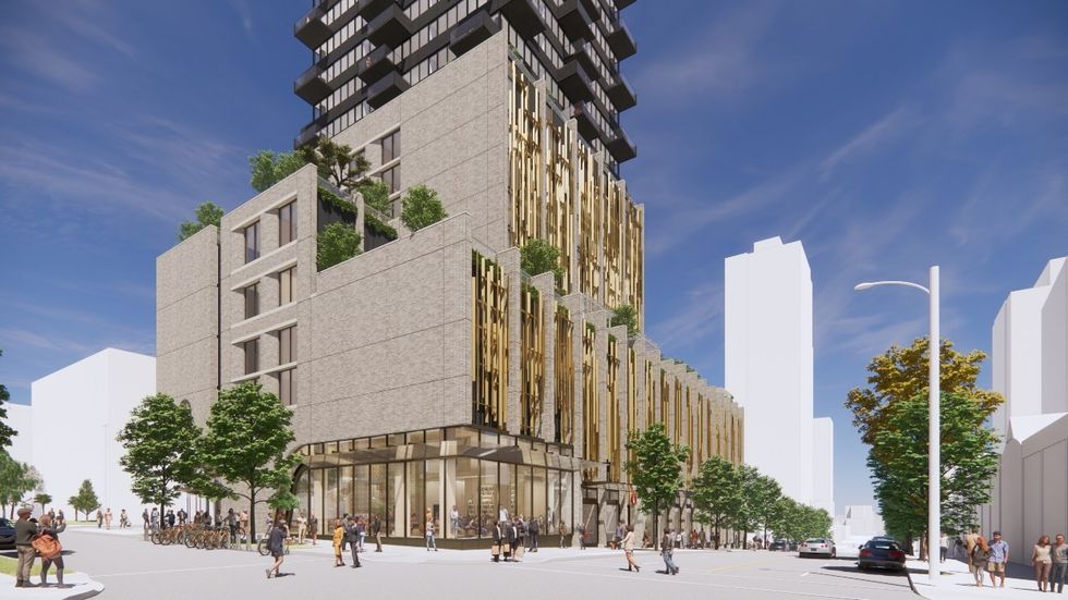redeveloped Listel Hotel 1300 Robson Street.