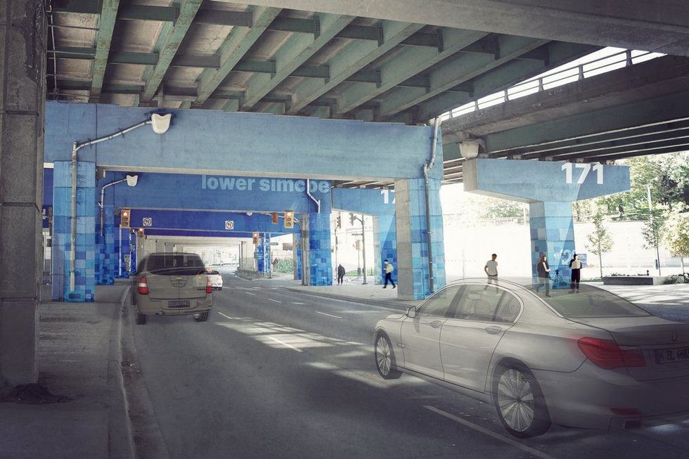 Render3 fromcar westward