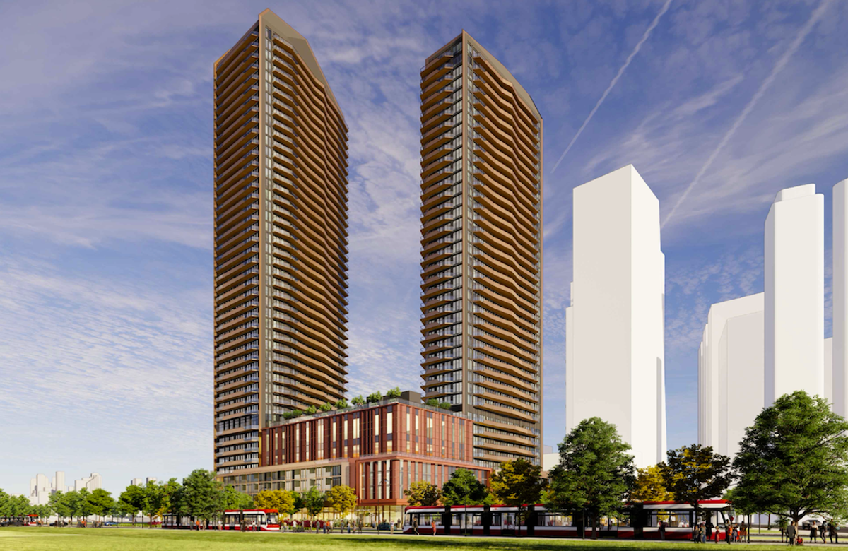 Plans Filed For 40- And 45-Storey Residential, Film Studio In Toronto’s Port Lands