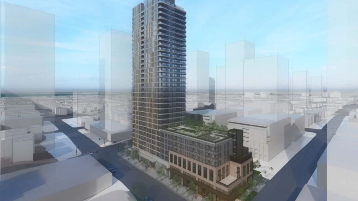 Rendering of PCI Developments and TransLink's Broadway & Arbutus project.
